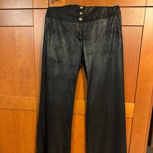 Anni Kuan Women’s Size 2 Suede Feel Black pants